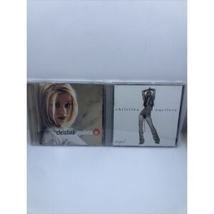 Christina Aguilera Self Titled CD, And Christina Aguilera Stripped